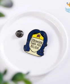 Bigsmall_piu Best Sellers Wonder Woman Metallic Lapel Pin