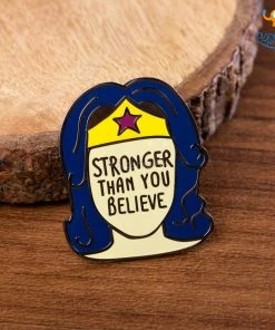 Bigsmall_piu Best Sellers Wonder Woman Metallic Lapel Pin