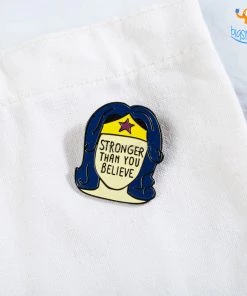 Bigsmall_piu Best Sellers Wonder Woman Metallic Lapel Pin