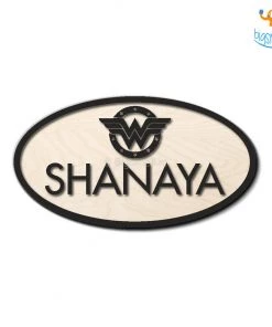 Chitra Chaya Personalized Wonder Woman Themed Nameplate | COD Not Available