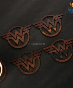 Bigsmall_cc Wonder Woman Wooden Coasters Corporate