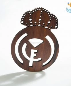 Bigsmall_cc Laser Cut Real Madrid Wooden Coasters - Set Of 4