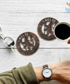 Bigsmall_cc All Of It Chelsea Laser Cut Wooden Coasters - Set Of 4