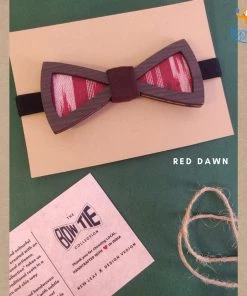 DesignWesign Handcrafted Wooden Bow Tie Father's Day
