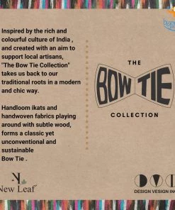 DesignWesign Handcrafted Wooden Bow Tie Father's Day