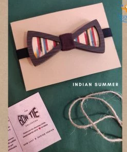 DesignWesign Handcrafted Wooden Bow Tie Father's Day