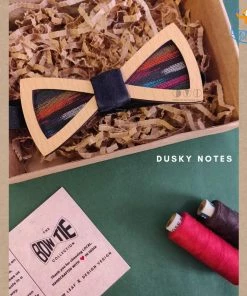 DesignWesign Handcrafted Wooden Bow Tie Father's Day