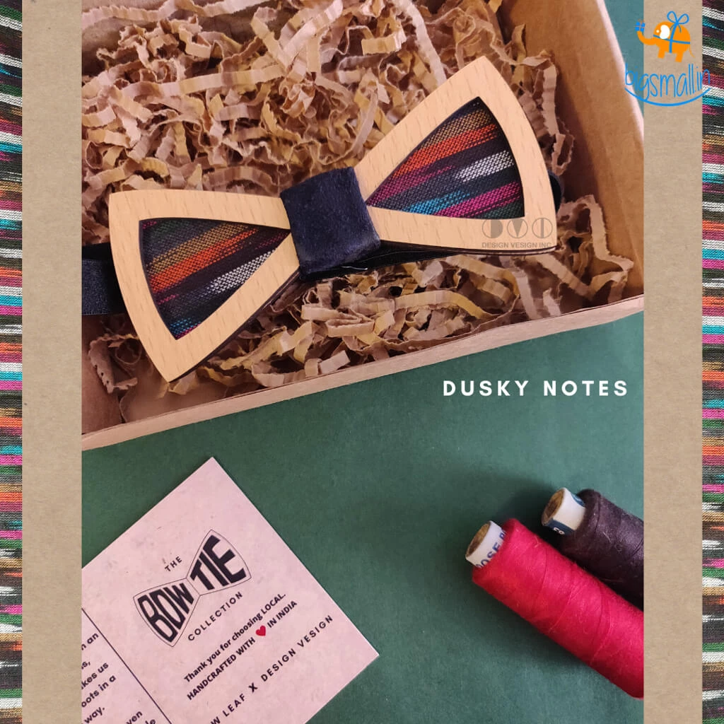 DesignWesign Handcrafted Wooden Bow Tie Father's Day
