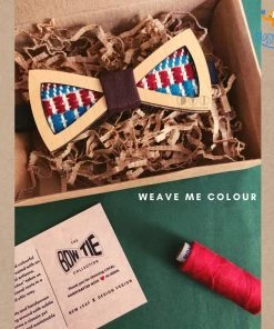 DesignWesign Handcrafted Wooden Bow Tie Father's Day
