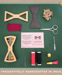 DesignWesign Handcrafted Wooden Bow Tie Father's Day