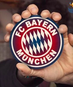 Bigsmall_cc Bayern Munich FC Wooden Coasters - Set Of 4