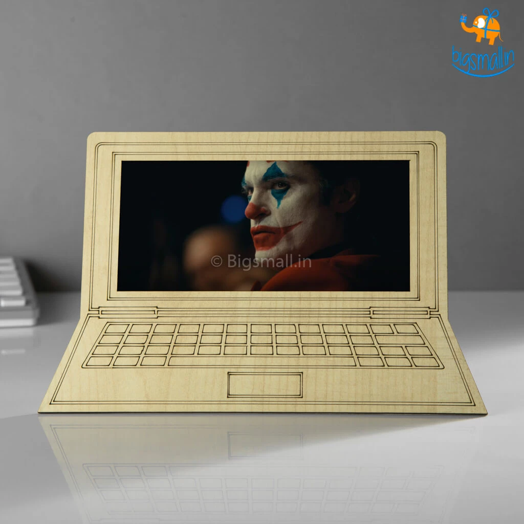 Indian Craft Wooden Computer Phone Holder