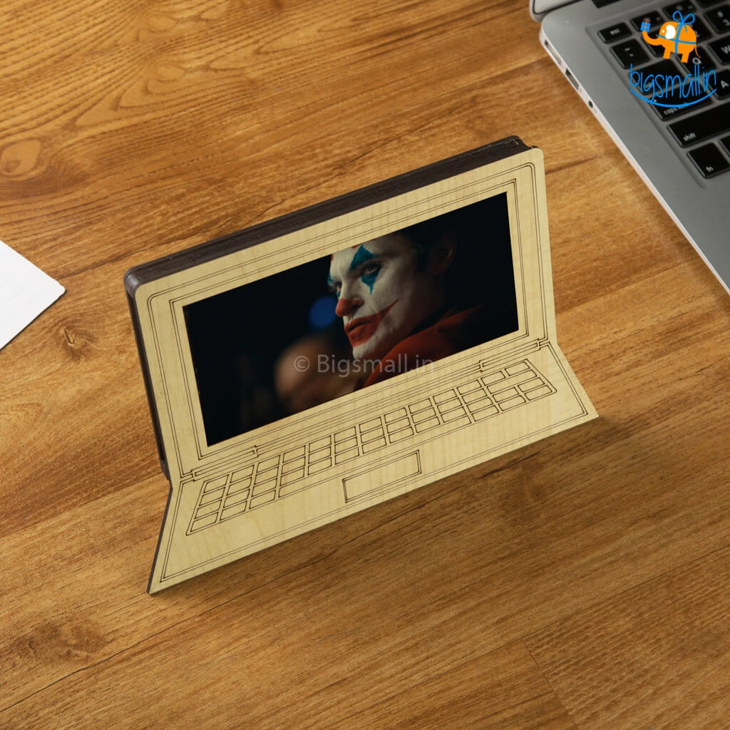 Indian Craft Wooden Computer Phone Holder