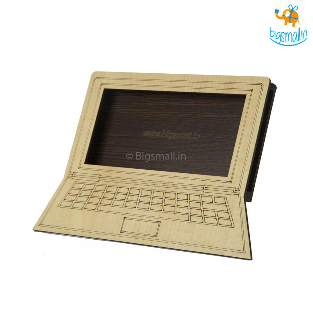 Indian Craft Wooden Computer Phone Holder