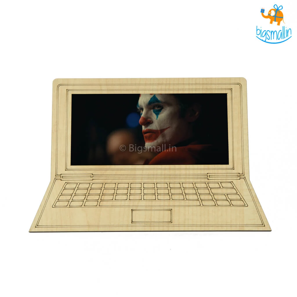 Indian Craft Wooden Computer Phone Holder