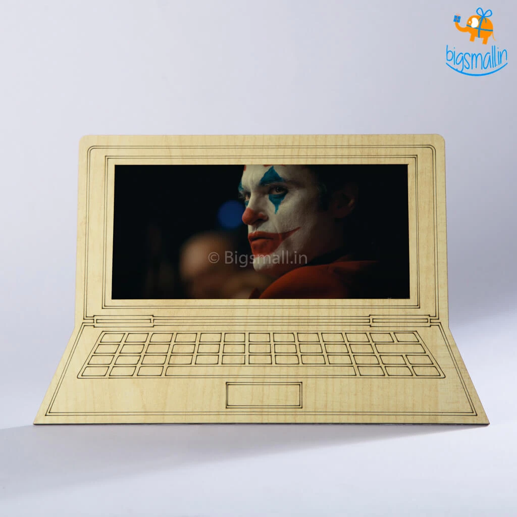 Indian Craft Wooden Computer Phone Holder