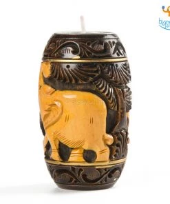 Indian Craft Hand-Crafted Elly Wooden Tea Light Holder