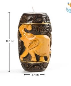 Indian Craft Hand-Crafted Elly Wooden Tea Light Holder