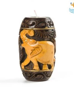 Indian Craft Hand-Crafted Elly Wooden Tea Light Holder