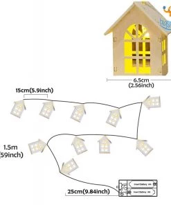 PunitSB Corporate Wooden Home Fairy Lights