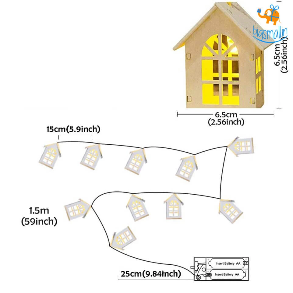 PunitSB Corporate Wooden Home Fairy Lights