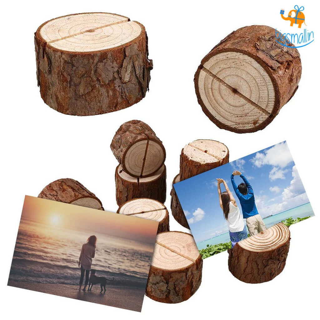 VinnyC Wooden Logs Polaroid Photo Holder - Set Of 10 All Of It