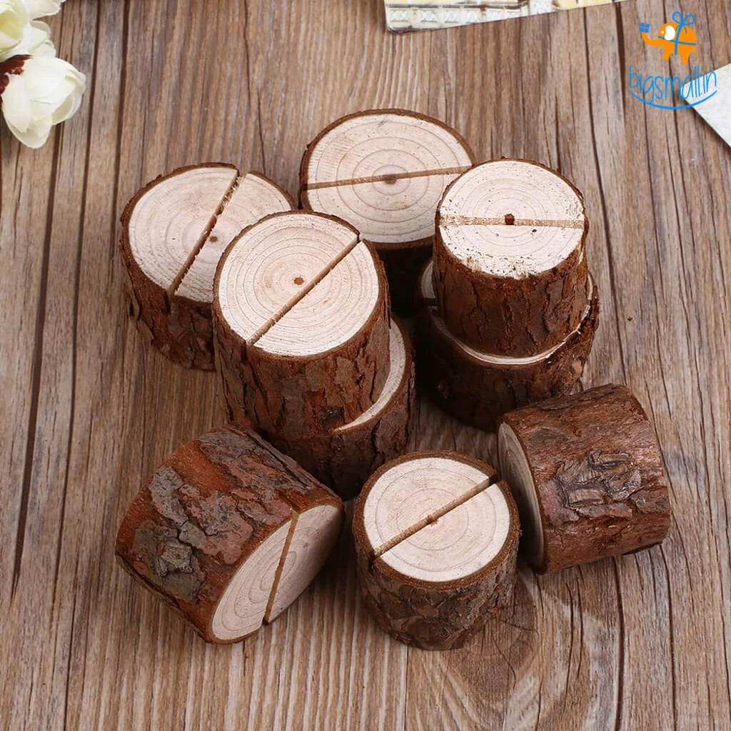 VinnyC Wooden Logs Polaroid Photo Holder - Set Of 10 All Of It