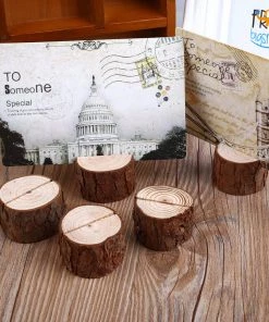 VinnyC Wooden Logs Polaroid Photo Holder - Set Of 10 All Of It