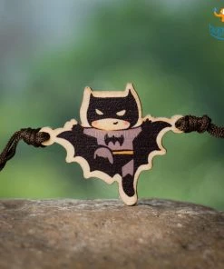 Bigsmall_cc Batman Wooden Rakhi All Of It