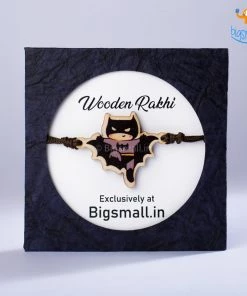 Bigsmall_cc Batman Wooden Rakhi All Of It