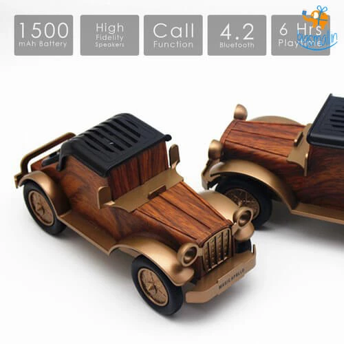 District 9 Father's Day Vintage Car Bluetooth Speaker