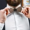 VinnyC Wooden Bow Tie