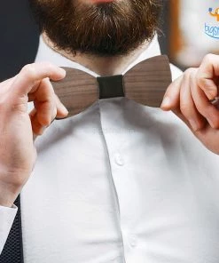 VinnyC Wooden Bow Tie