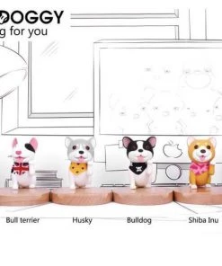 AmyLi 3D Wooden Doggo Mobile Stand