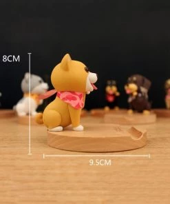 AmyLi 3D Wooden Doggo Mobile Stand