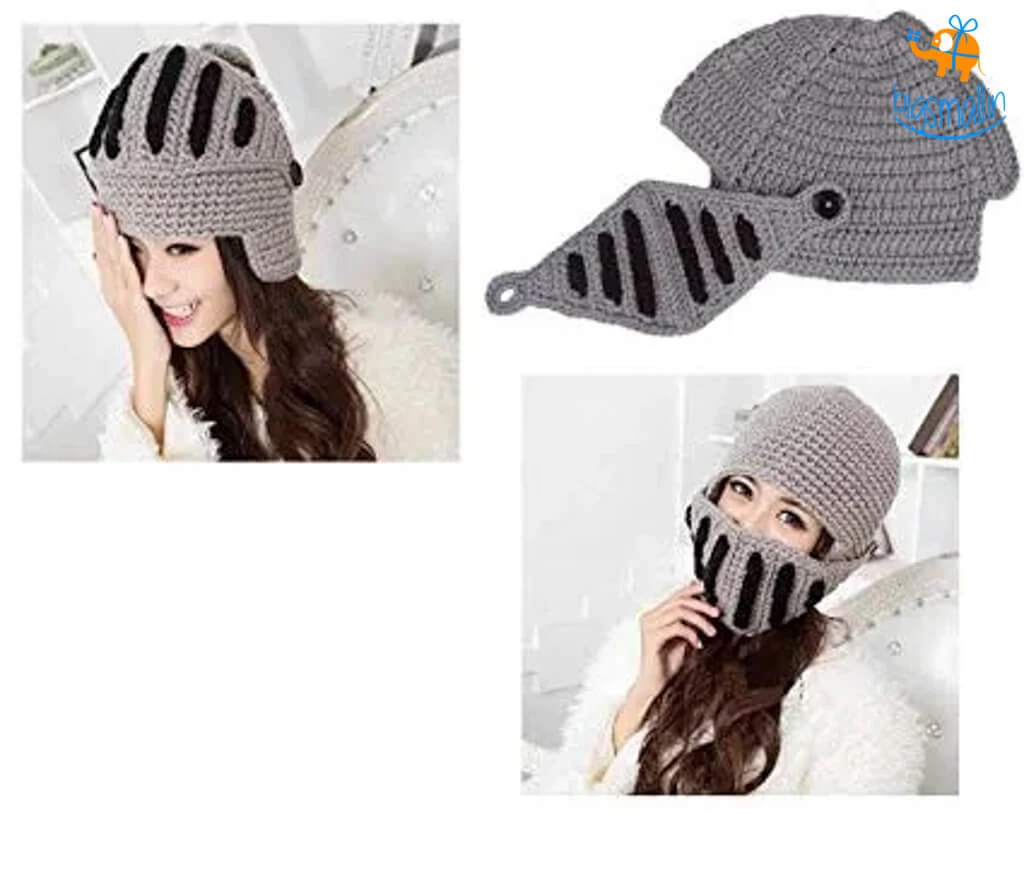 Big Daddy New Knitted Knight Helmet