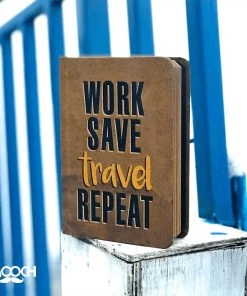 Mooch Design Studio Travel Life A6 Notebook With Elastic