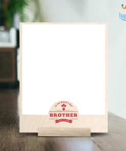 Chitra Chaya Best Brother Personalized Wooden Print Frame | COD Not Available