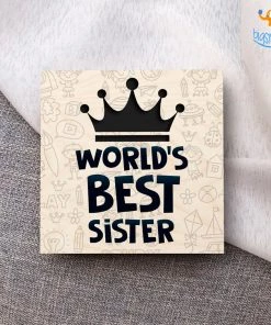 Bigsmall_cc Best Sister Wooden Coasters All Of It