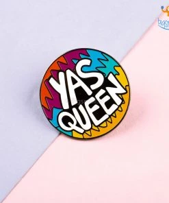Bigsmall_piu All Of It Yas Queen Lapel Pin