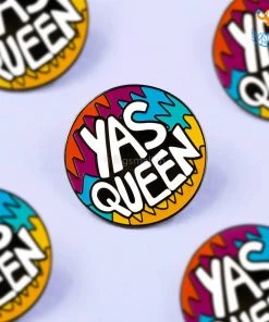 Bigsmall_piu All Of It Yas Queen Lapel Pin