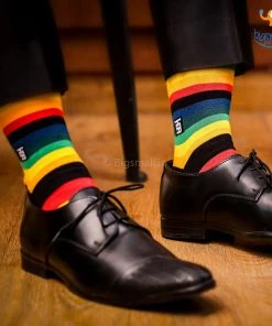 SockSoho Yellowstone Stripes Socks Father's Day