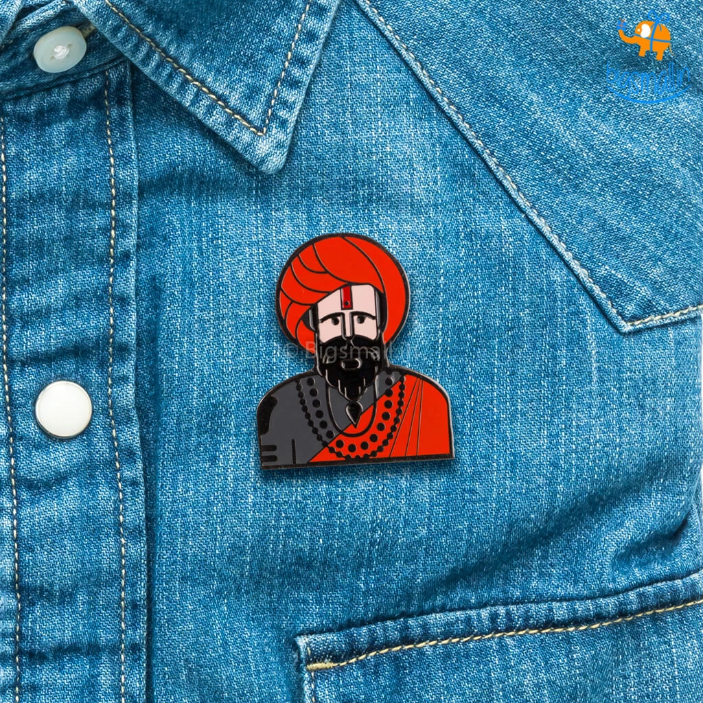 Bigsmall_piu Yogi Baba Lapel Pin