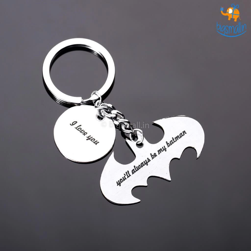 Bigsmall_piu All Of It Be My Batman Metallic Keychain