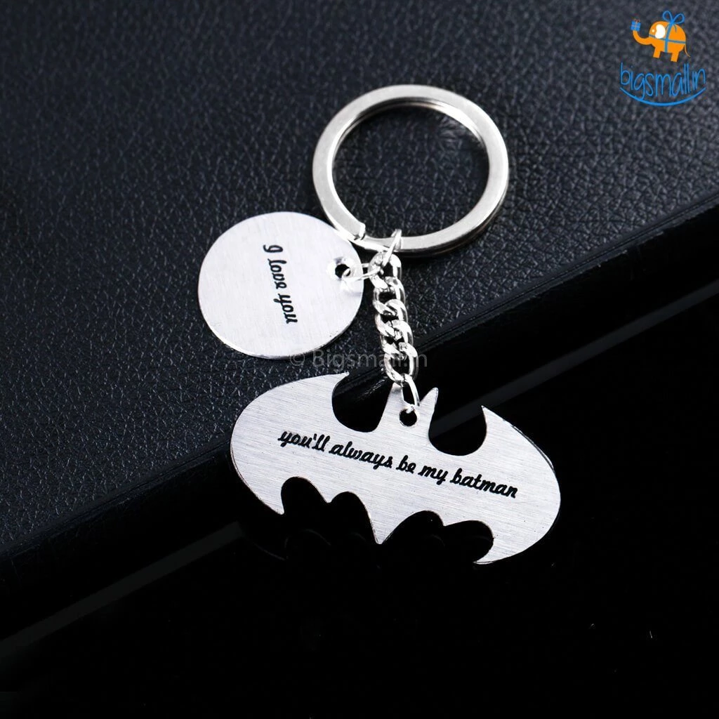 Bigsmall_piu All Of It Be My Batman Metallic Keychain