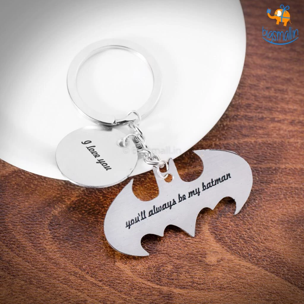 Bigsmall_piu All Of It Be My Batman Metallic Keychain