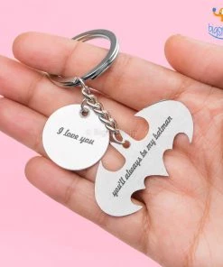 Bigsmall_piu All Of It Be My Batman Metallic Keychain