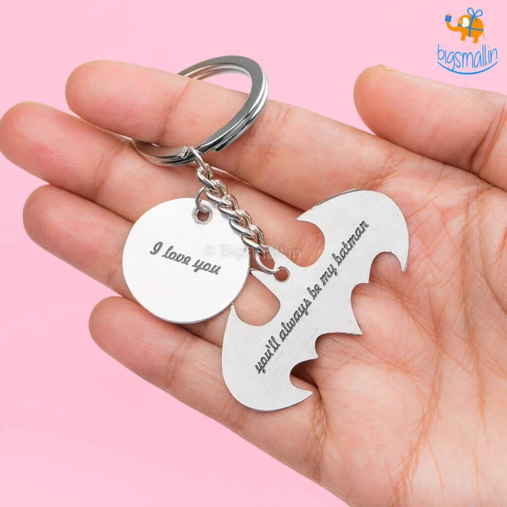 Bigsmall_piu All Of It Be My Batman Metallic Keychain