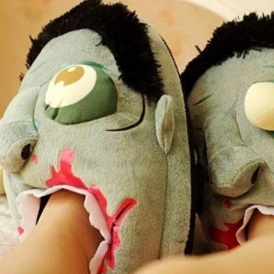 VinnyC Plush Zombie Slippers