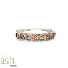 Ash Designs Confetti Multi-Sapphire Bracelet Bangle